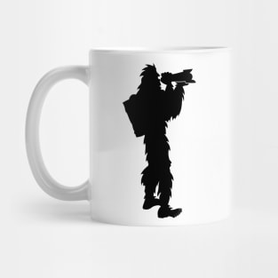 Bigfoot Looking Through Telescope Mug